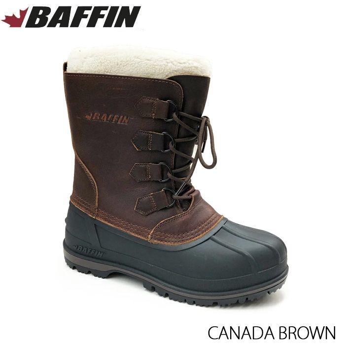 バフィン スノーブーツ BAFFIN CANADA BROWN 29cm カナダ 防寒ブーツ ウィンターブーツ 日本