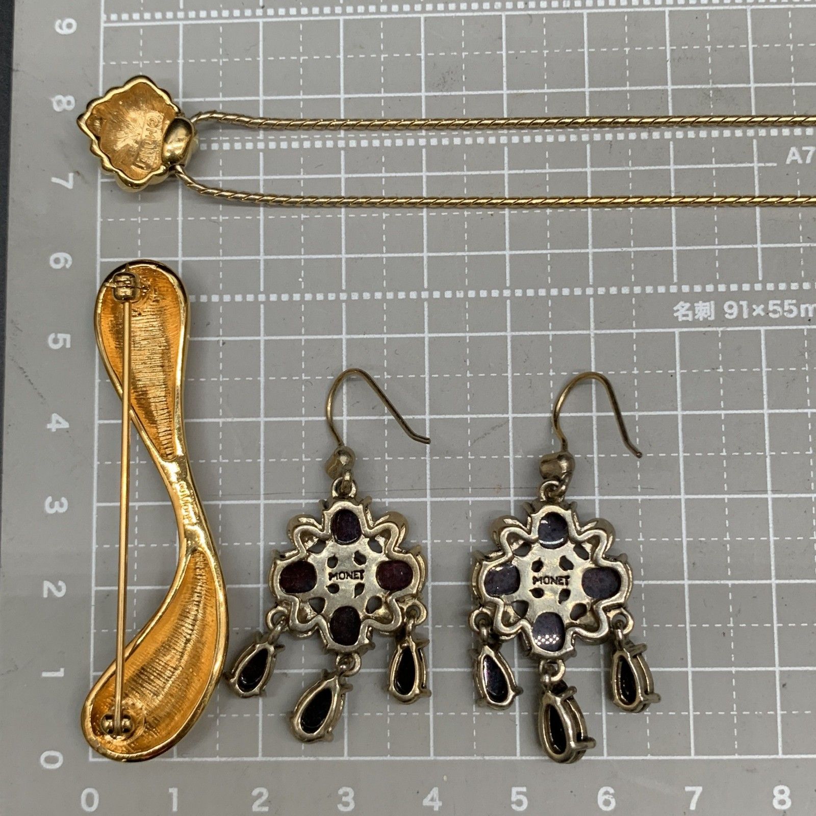 I334 Monet モネ ヴィンテージ アクセサリー3点おまとめ レディース