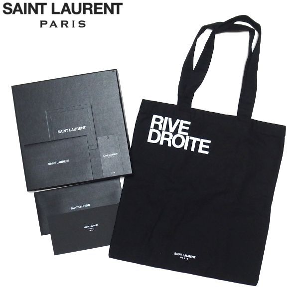 未使用☆SAINT LAURENT RIVE DROITE トートバッグ 黒 リヴ・ドロワット限定 サンローラン☆ - メルカリ