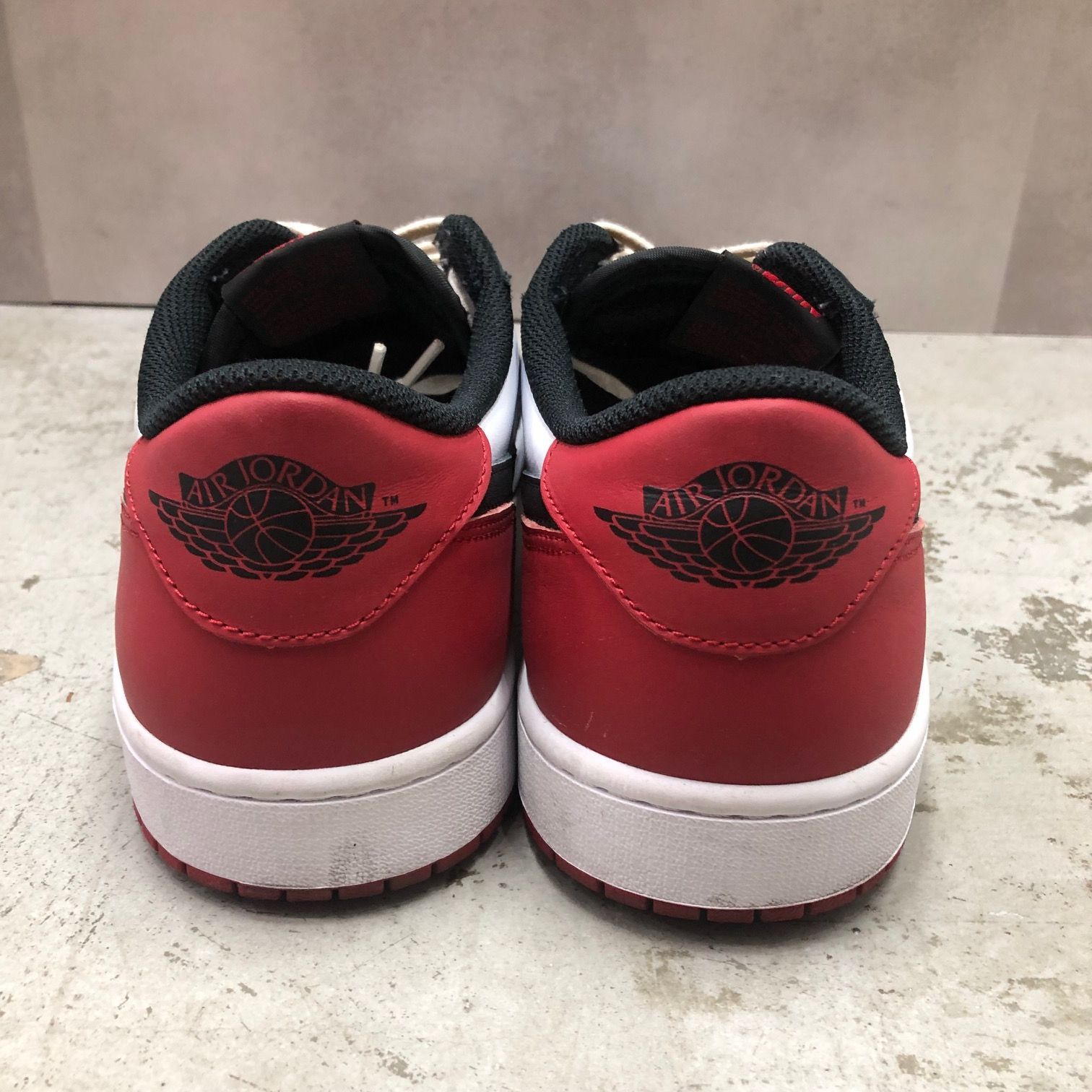 国内正規 NIKE Air Jordan 1 Retro OG Low Black Toe ブラックトゥ 