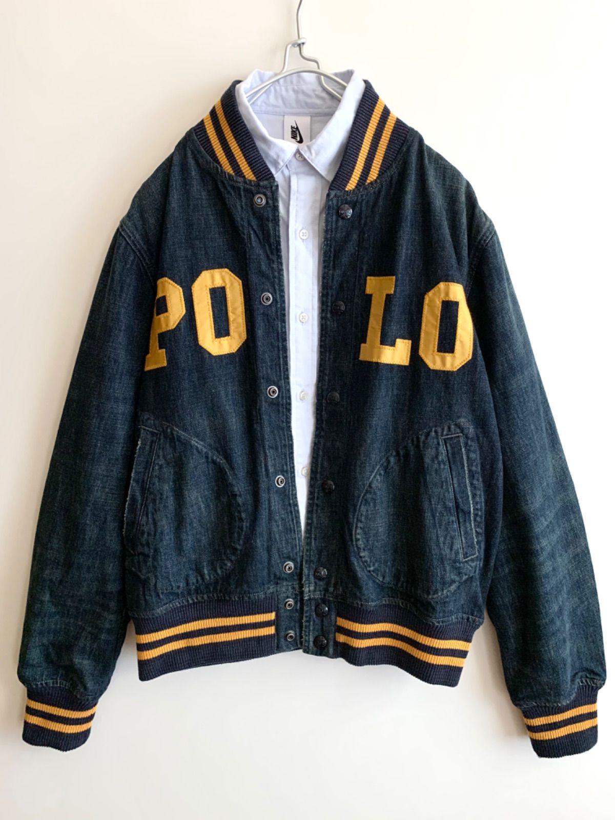 POLO Ralph Lauren ポロラルフローレン ロゴ デニムスタジャン POLO Ralph Lauren ポロラルフローレン ロゴ デニムスタジャン