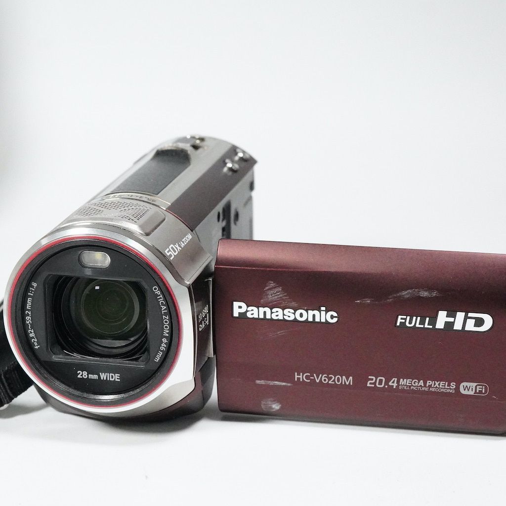 SD付き】Panasonic HC-V620M ビデオカメラ バッテリー2個 【公式通販】