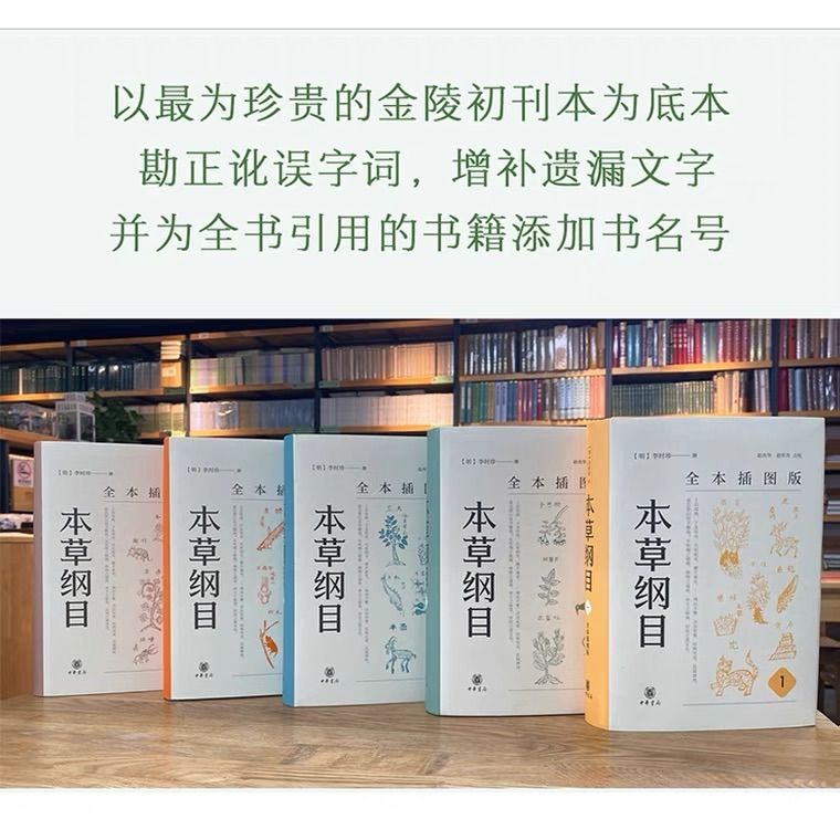 当店限定販売】 専用ページ 本草纲目 原版 中華書局出版 中国語 李时珍 