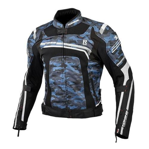 5営業日で発送 コミネ Komine JK-130 R-SPEC M-JKT Blue-Camo BK S