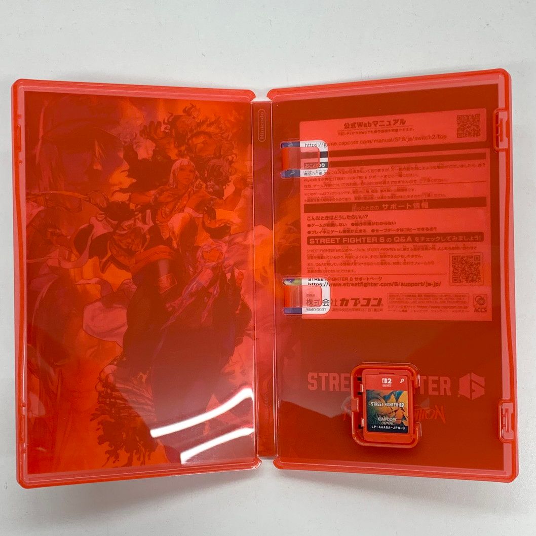 中古 コード未使用 ストリートファイター6ファイターズエディション スイッチ2 中古品】ストリートファイター6 Years 1-2 ファイターズ