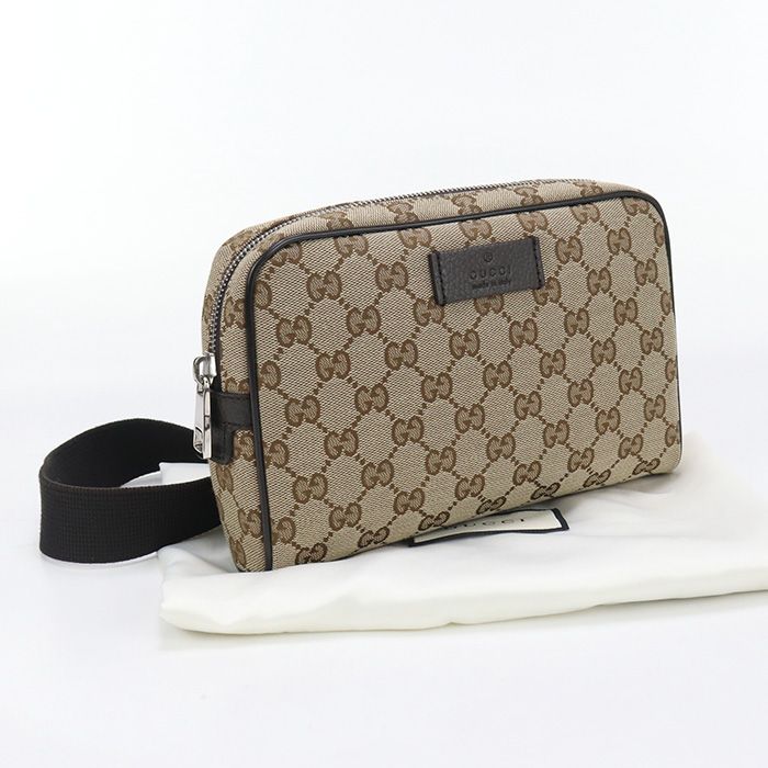 GUCCI グッチ GGキャンバス 449174 ボディバッグ キャンバス/レザー