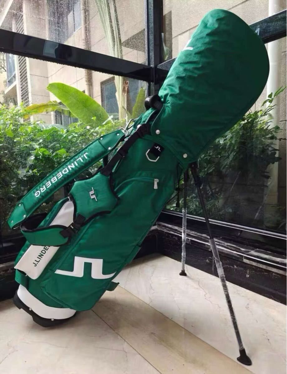ジェイリンドバーグJLINDEBERG キャディバッグ キャンバス軽量 スタンドバッグ