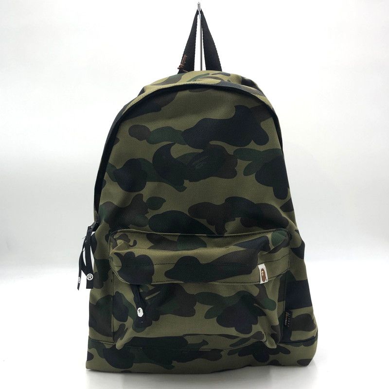 A BATHING APE アベイシングエイプ 1ST CAMO DAY PACK 001GDF701179X ファーストカモ デイパック バックパック カバン 188-251019-ks-03-tei