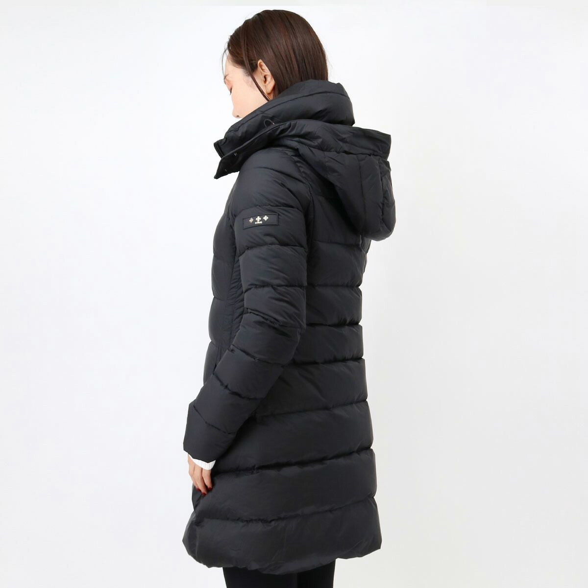 TATRAS ブラック　ロングダウンジャケット TATRAS】 タトラスダウンジャケット 黒 ロング丈