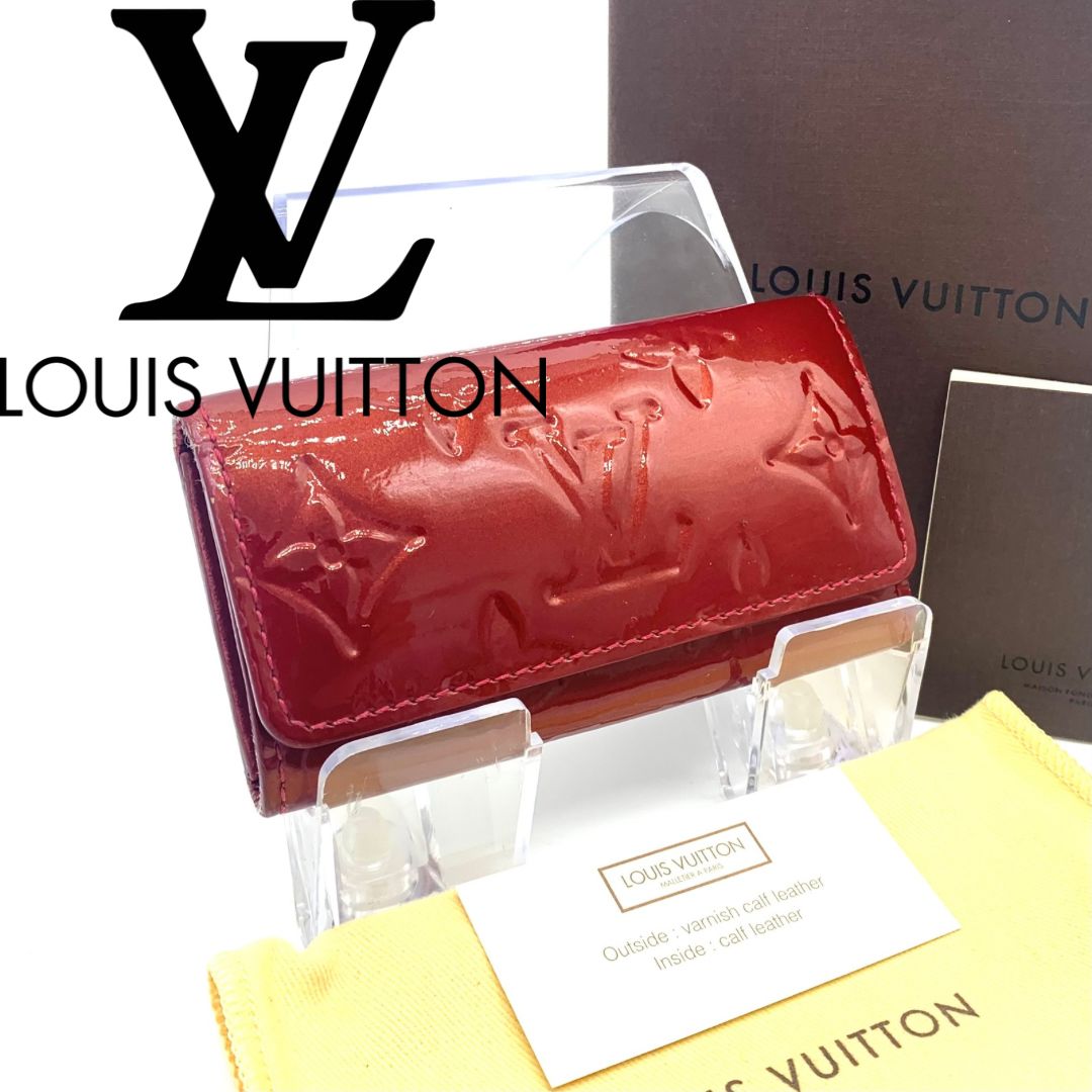 【箱付】 LOUIS VUITTON キーケースミュ ルティクレ4 ヴェルニ LOUIS VUITTON （中古）ルイ ヴィトン ミュルティクレ 4 キー