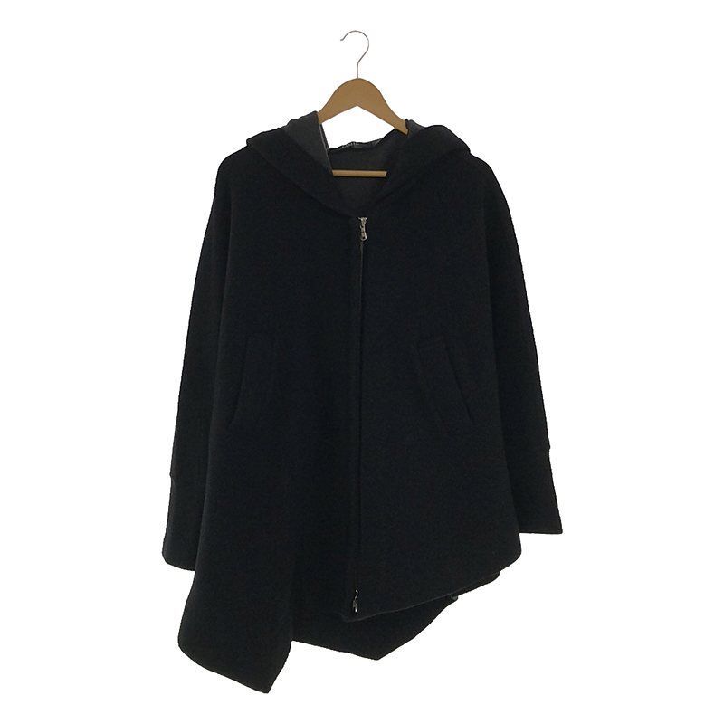 LIMI feu / リミフゥ | Sheep pile Asymmetry Coat / ウール