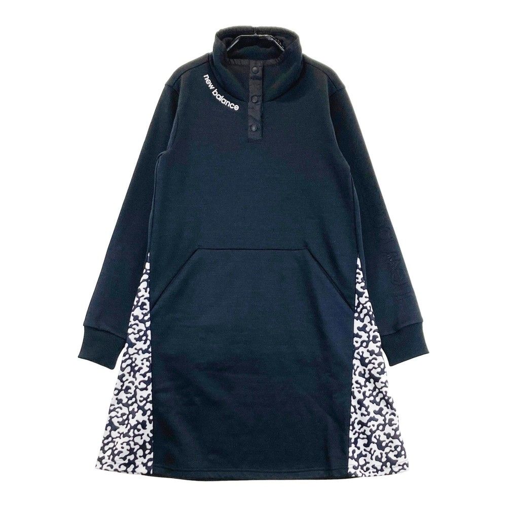 サイズ：1 NEW BALANCE GOLF ニューバランス  ハイネック 長袖ワンピース  ブラック系 [240101316492] ゴルフウェア レディース ストスト