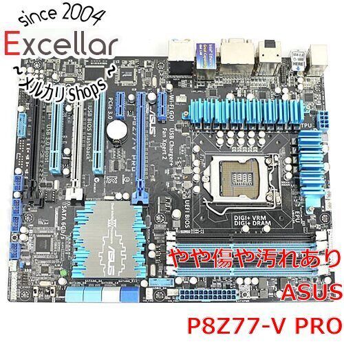 ASUS LGA1155 USB3.0 HDMI マザー P8Z77-V PRO - PCパーツ