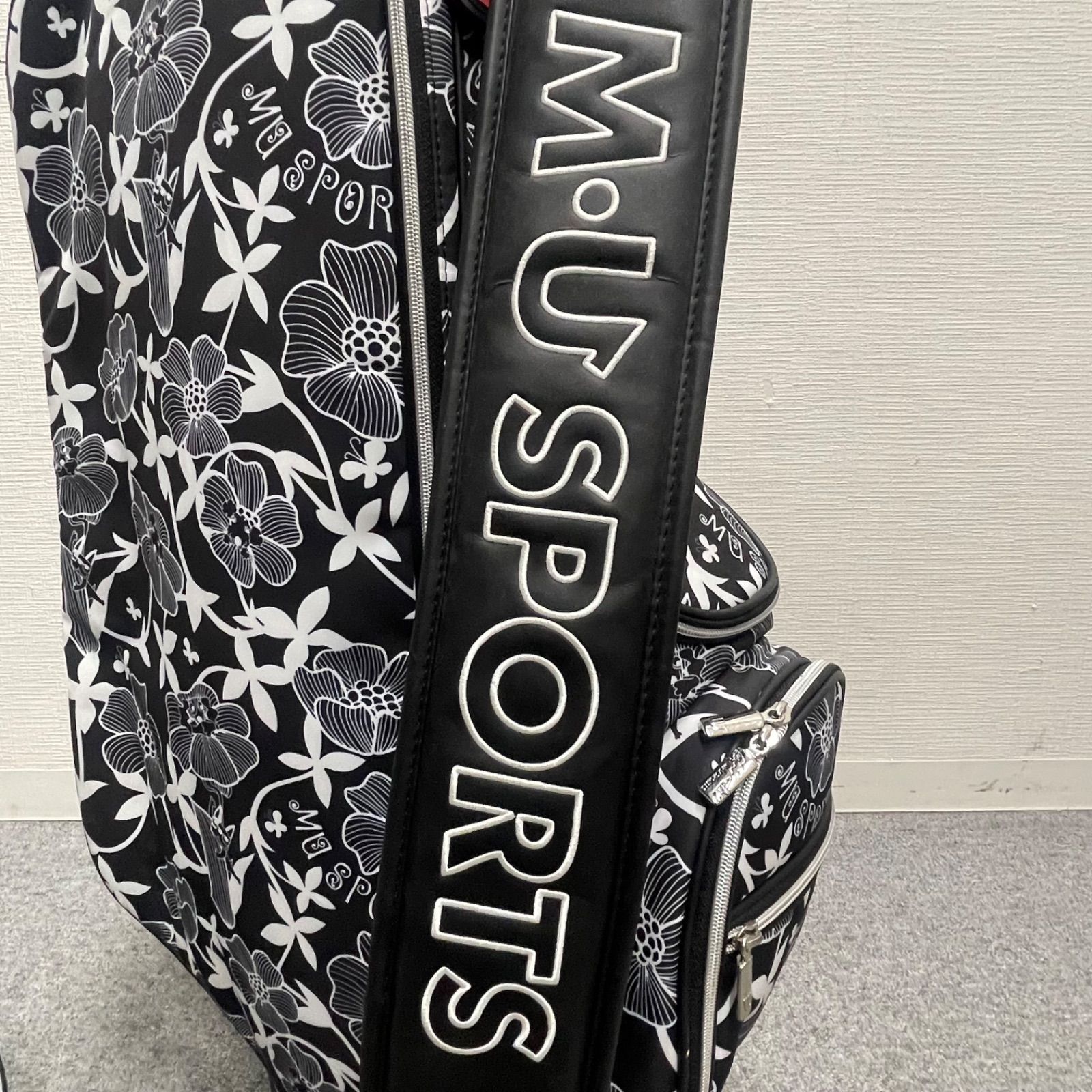 キャディバッグ 花柄