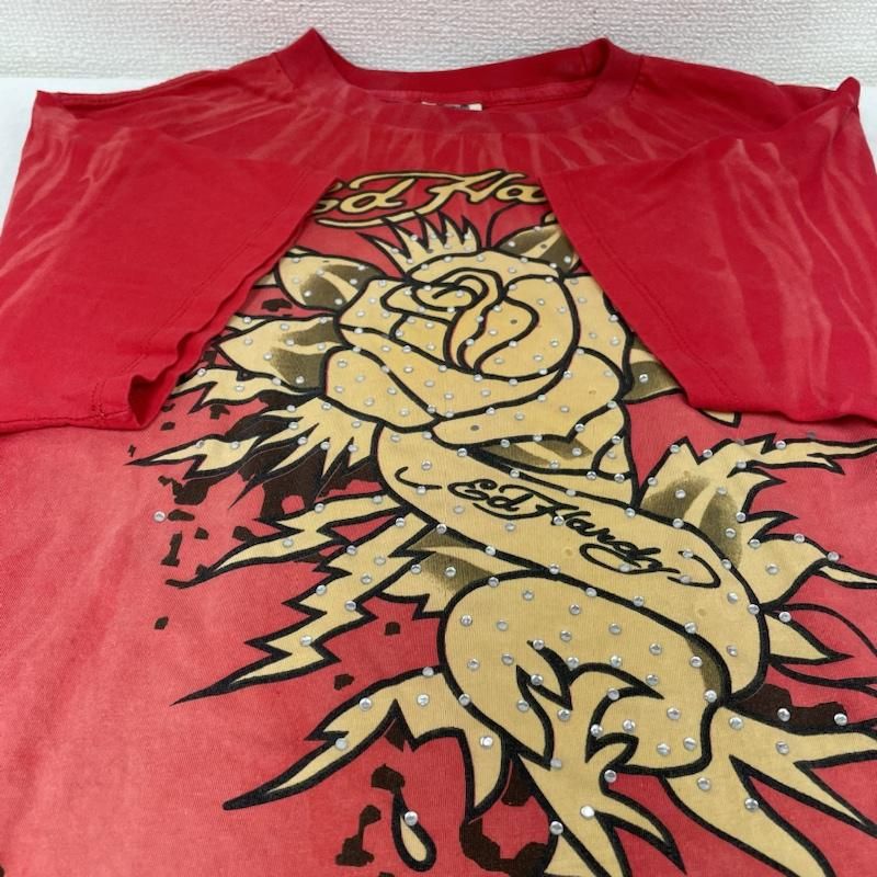 エドハーディ　edhady ラメストーン　キラキラ　薔薇　半袖　tシャツ エドハーディ edhady ラメストーン キラキラ 薔薇 半袖 tシャツ