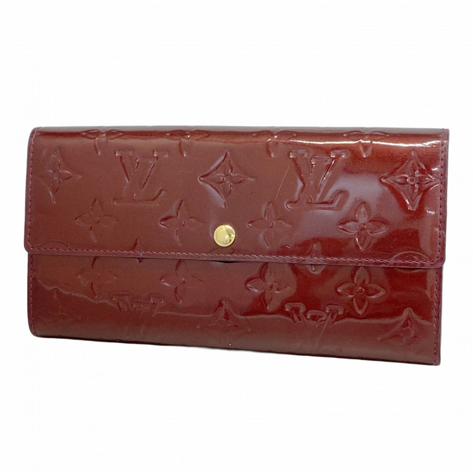 【美品】ルイヴィトン ヴェルニ ポルトフォイユ サラ M91521 長財布 ルイ・ヴィトン(Louis Vuitton) ルイ・ヴィトン 長財布 ヴェルニ