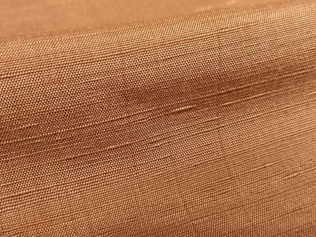 平和屋着物○上質な紬 色無地 渋紙色 正絹 逸品 AAAX0651zg