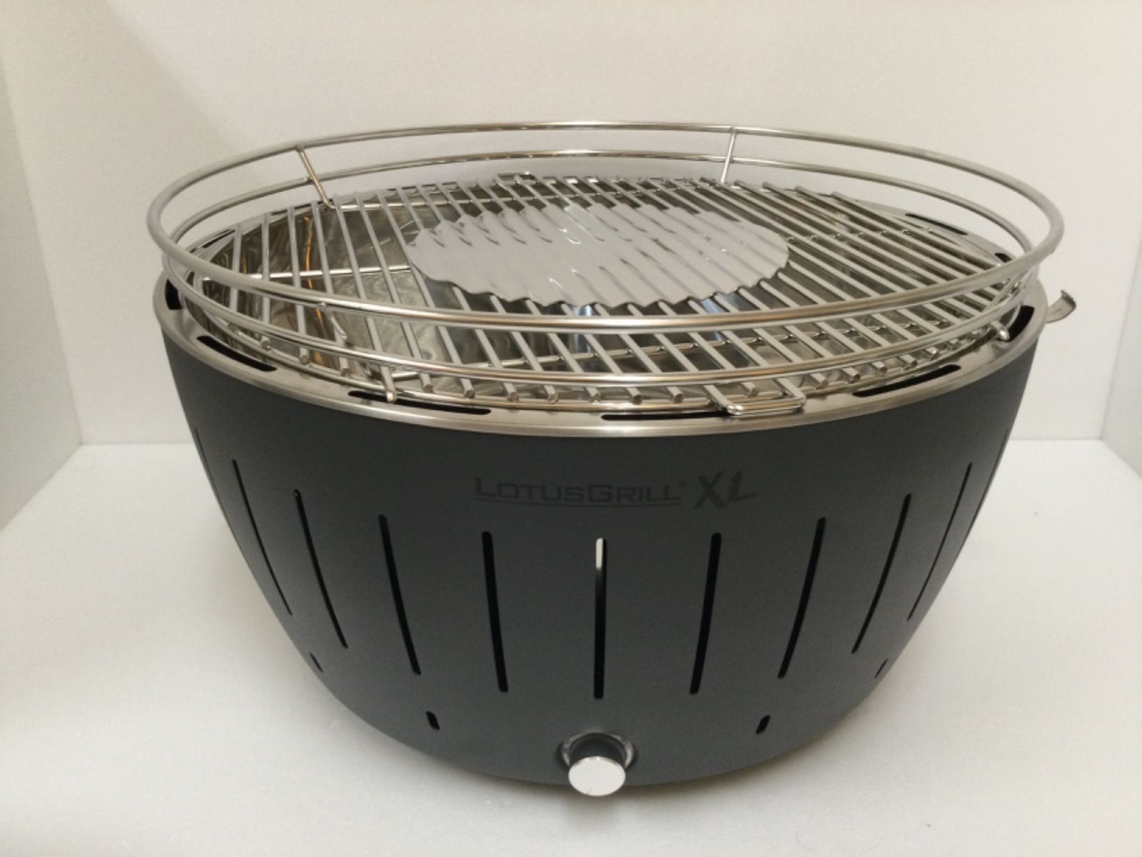 LOTUS GRILL スモークレスチャコールグリル XL グレー 楽天市場】ロータスグリル xl チャコールコンテナの通販