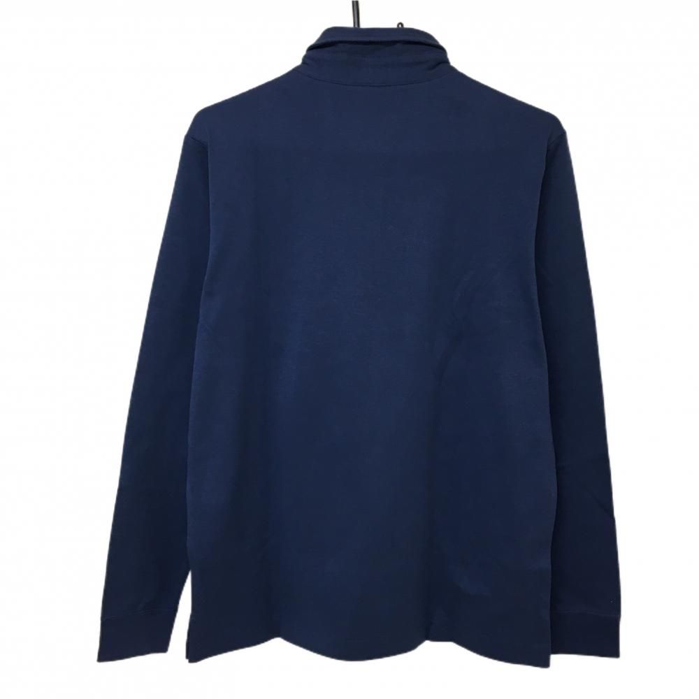 美品】パーリーゲイツ 長袖ポロシャツ ネイビー ハーフジップ メンズ 4