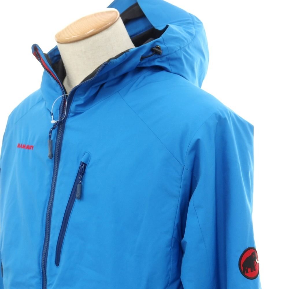 【中古】マムート Mammut ポリエステル WINDSTOPPER PRIMALOFT 中綿ブルゾン シェルジャケット ブルー【サイズS】【メンズ】