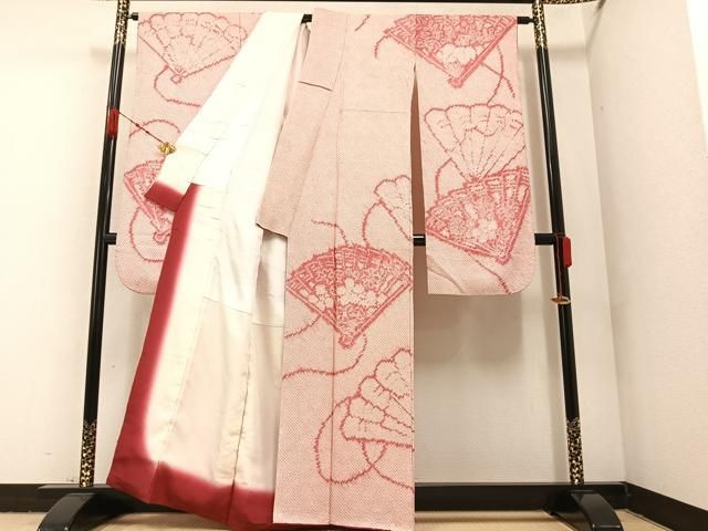 平和屋着物●豪華振袖　絞り　枝花文　正絹　逸品　AABA2737ph 平和屋着物○豪華振袖 絞り 枝花文 正絹 逸品 AABA2737ph