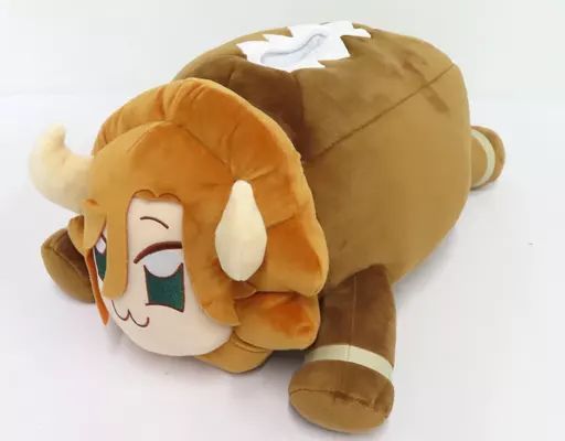 中古】雑貨 火山バイソン(三毛縞斑) ぬいぐるみティッシュカバー