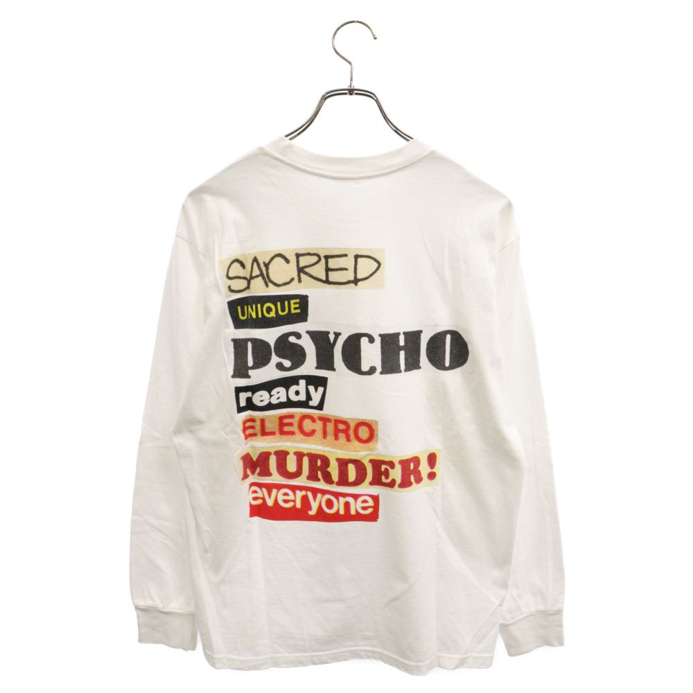 SUPREME (シュプリーム) 20SS Sacred Unique L/S Tee セイクリッド ユニーク ロングスリーブ クルーネックカットソー  長袖Tシャツ ホワイト - メルカリ