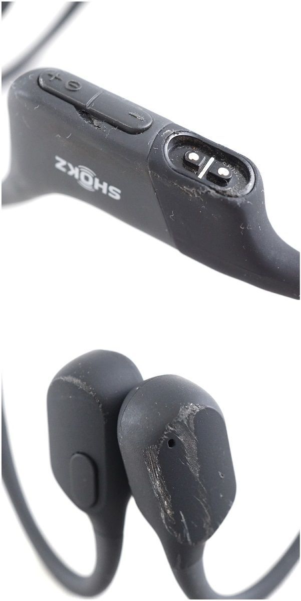 Shokz OpenRun 骨伝導イヤホン USED品 SKZ-EP-000003 ブラック S803