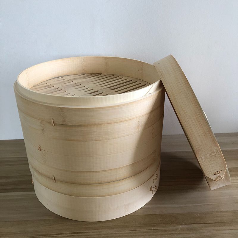 蒸籠 せいろ 家庭用 業務用 曲げわっぱ 蒸し器 中華蒸し器 竹製 料理器具 アウトドア キッチン用品 四段蓋付 本格30cm