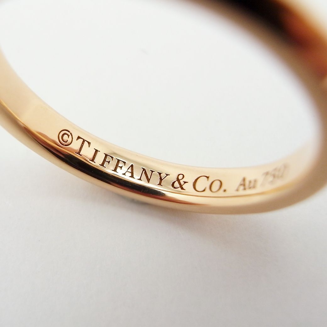 ◇ティファニー◇新品仕上済 トゥルーバンド リング ダイヤ Au750 7.5