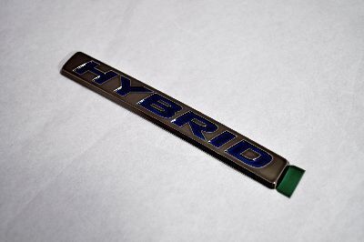 ZE2インサイト ハイブリッドロゴ ブラックメッキエンブレム INVENTER