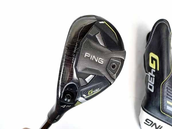 左用 ピン PING G430 ユーティリティ ALTA J CB BLACK U4 22度 S 日本仕様
