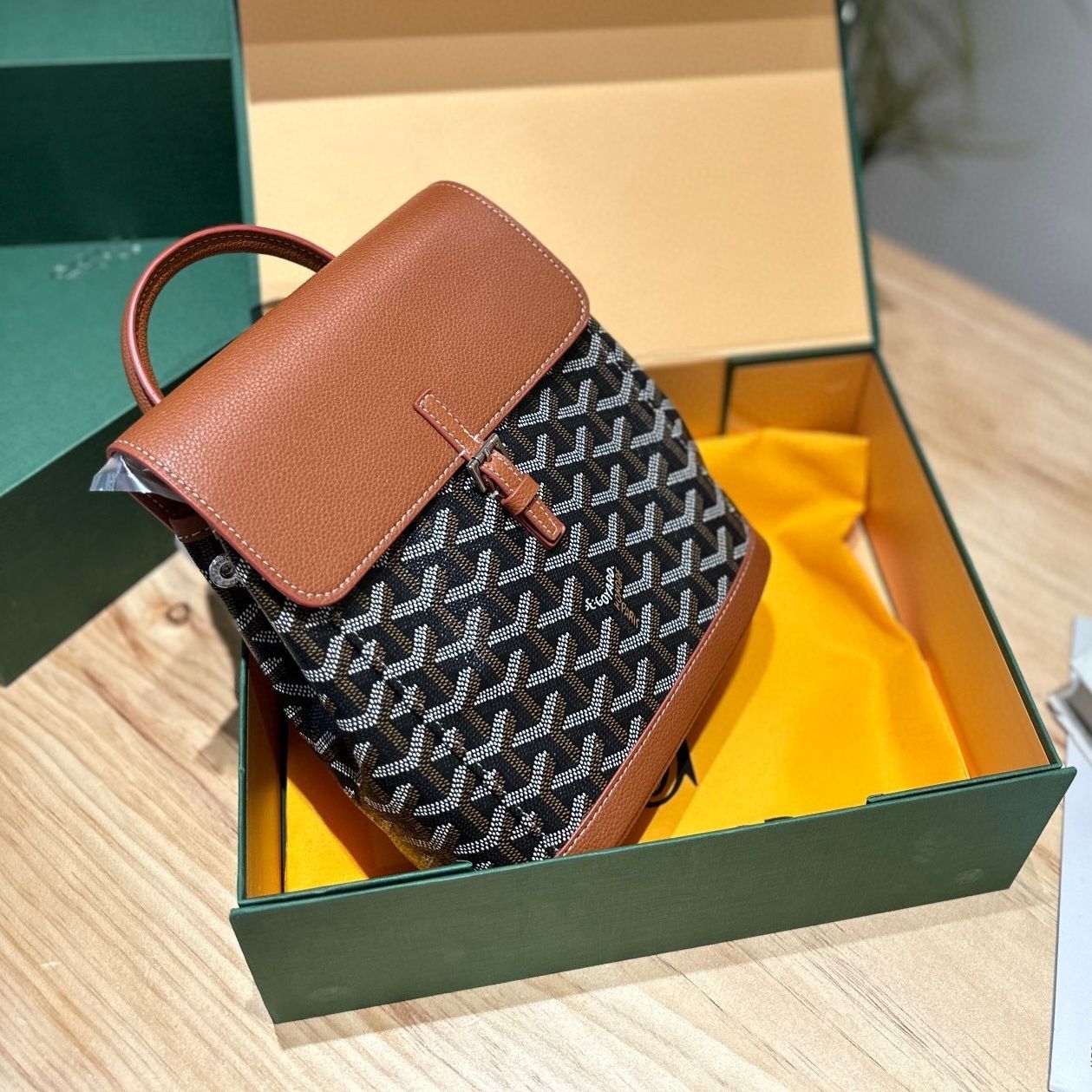 GOYARD ゴヤール アルパン ミニバックパック MM PVCコーティングキャンバス