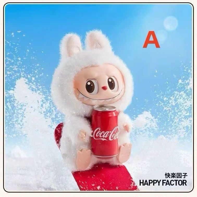 【即日発送】ラブブ　コカコーラ (①) Labubu Cocacola 1日発送】2枚ラブブ LABUBU CocaCola ぬ新品未使用 いぐるみ