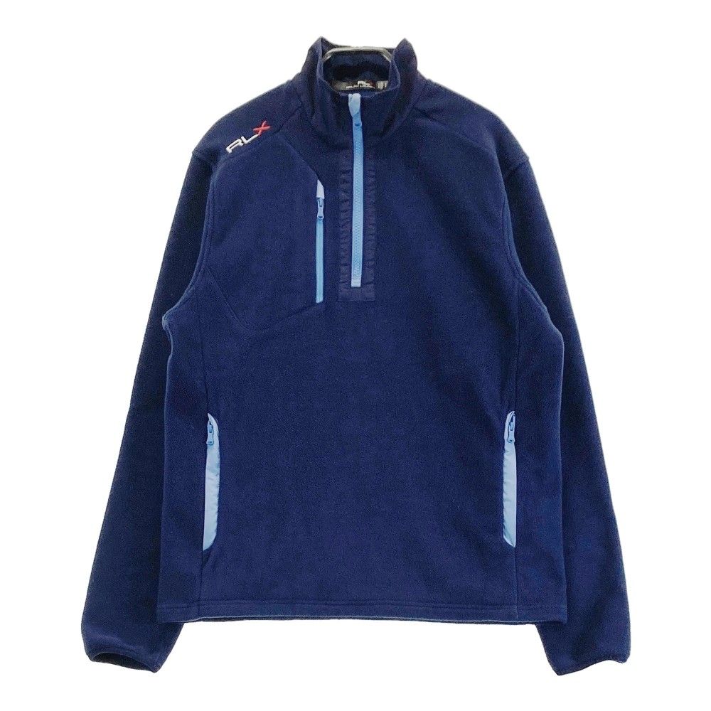 RALPHLAUREN RLX ハーフジップシャツ ネイビー　L RALPHLAUREN RLX ハーフジップシャツ ネイビー L