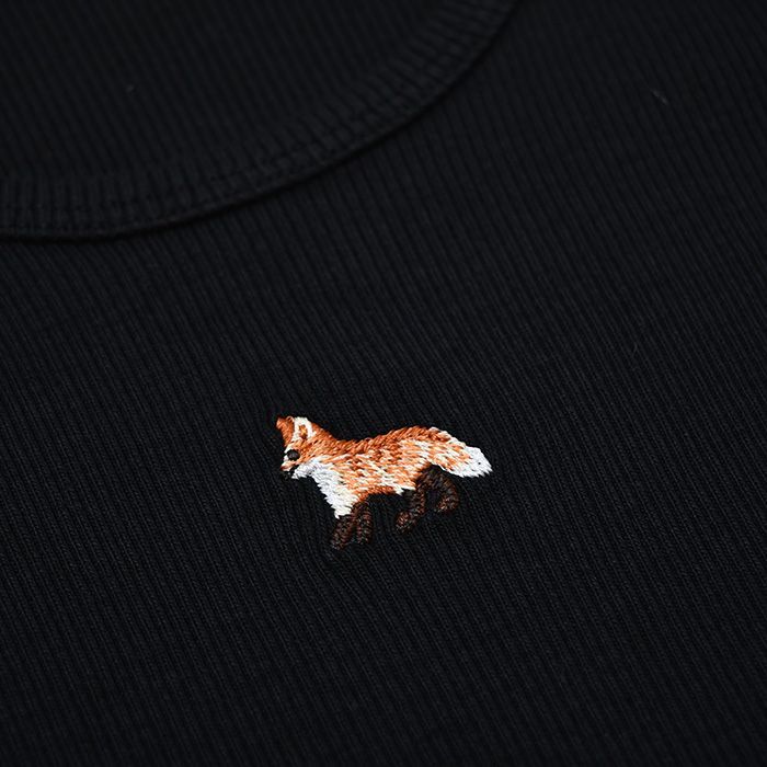 BABY FOX RIBBED TANK TOP | Maison Kitsuné