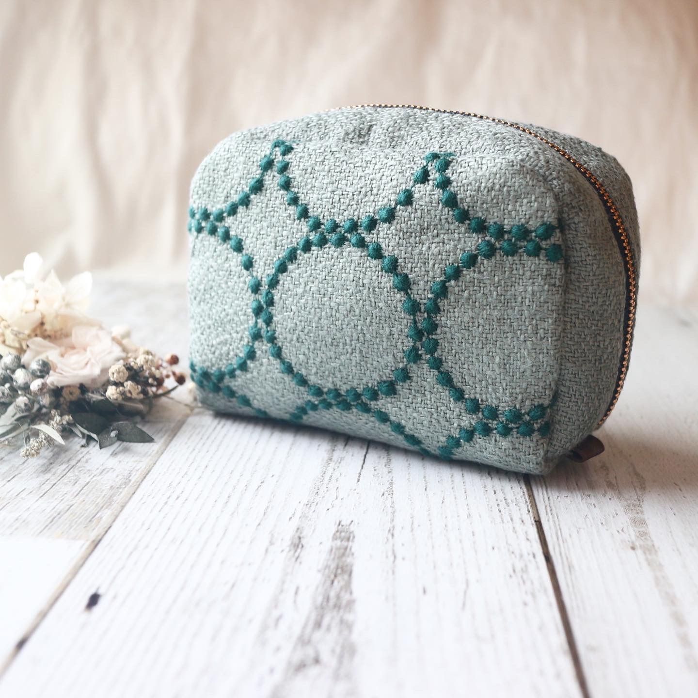 ミナペルホネン タンバリン ポーチ ミナペルホネン＊Kukka