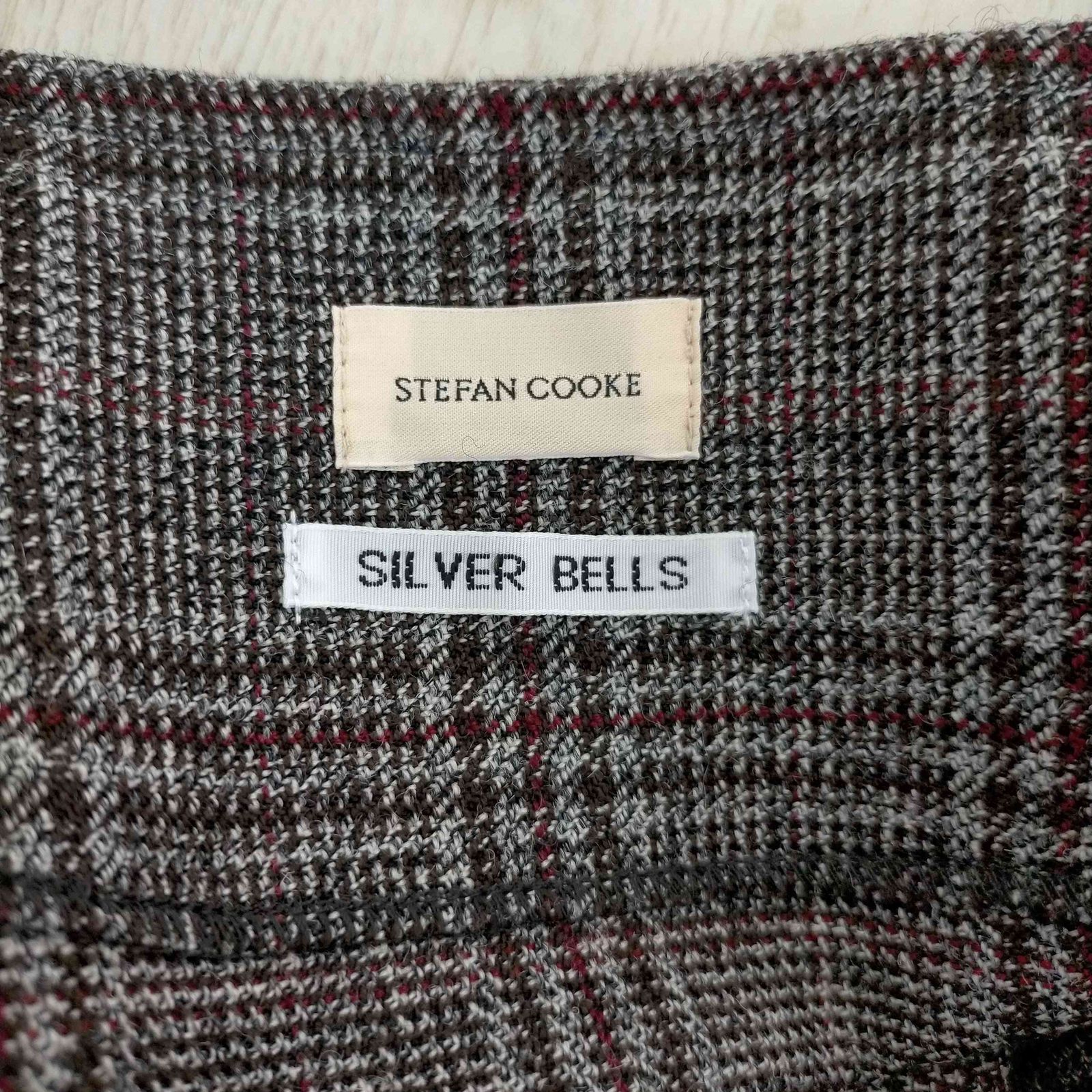 ステファンクック STEFAN COOKE 21AW silver bells チェッククロップド