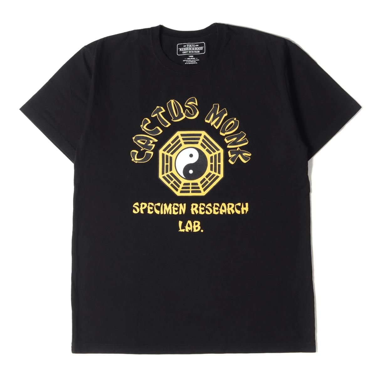 NEIGHBORHOOD ネイバーフッド Tシャツ 19SS SRL 陰陽マーク SRL. MONK