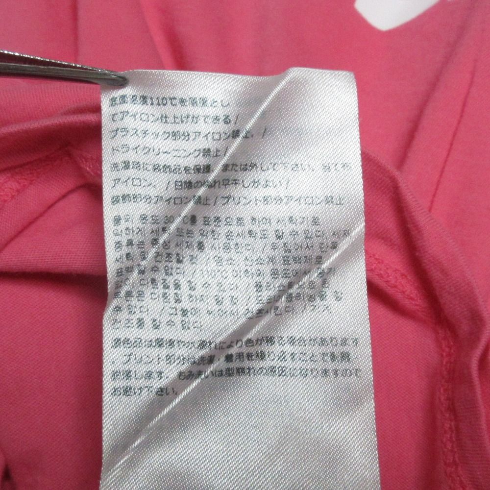 DSQUARED2 - 美品 23SS DSQUARED2 ディースクエアード ロゴプリント 半袖 クルーネック Tシャツ カットソー S ピンク レディース 古着 中古 USED 美品 23SS DSQUARED2 ディースクエアード ロゴプリント 半袖