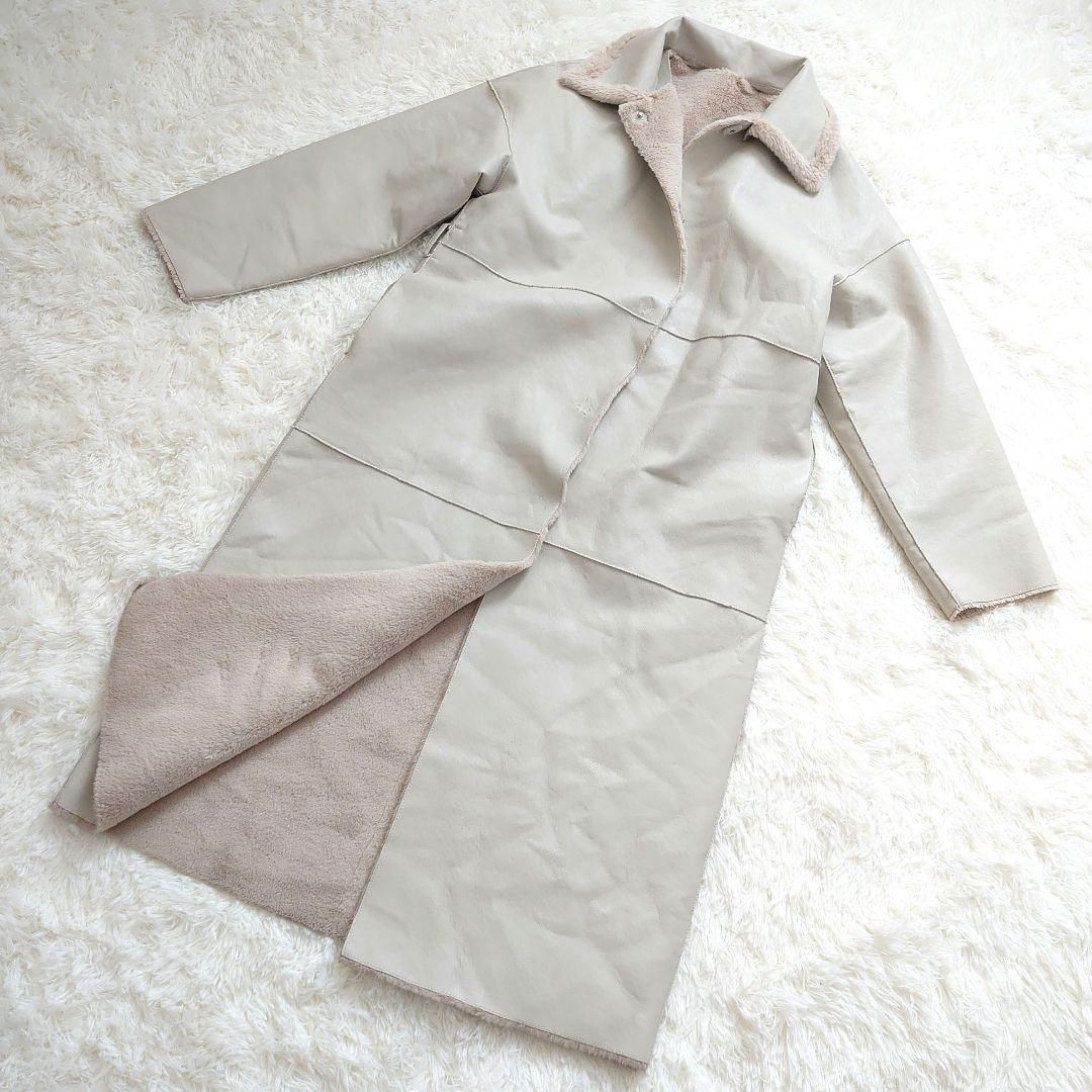 AMERI Vintage ボア フェイクレザー コート リバーシブル