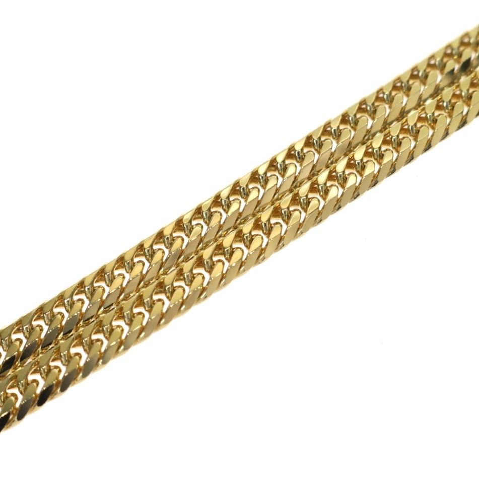 新品】喜平ネックレス K18 18金 750 6面ダブル 20.6g 50cm 3.7mm  