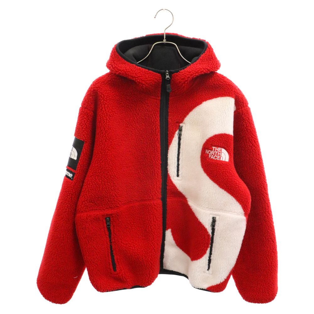 SUPREME (シュプリーム) 20AW THE NORTH FACE ザノースフェイス S Logo Hooded Fleece Jacket ビッグエスロゴフーデッドフリースジャケット フリースパーカー レッド NT62004I
