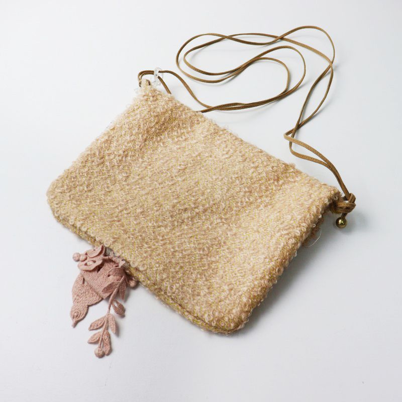 未使用 ミナペルホネン mina perhonen financier bag forest
