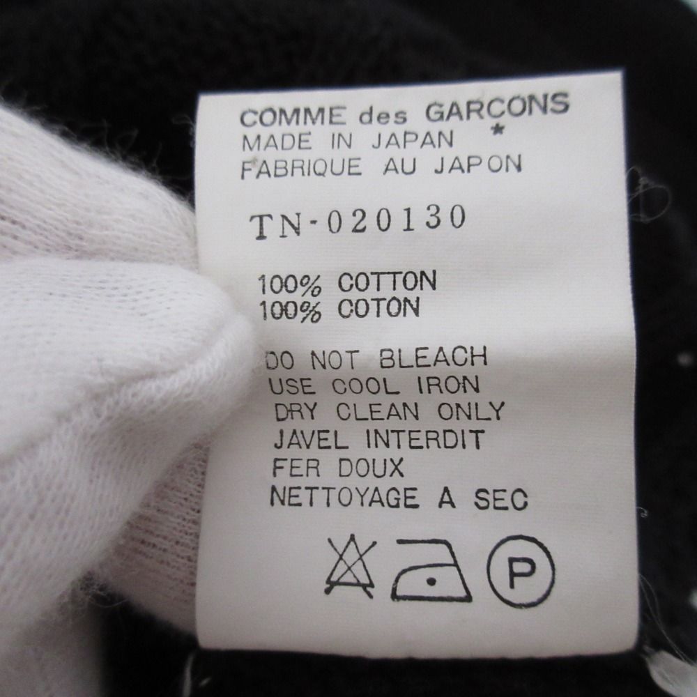 良品 tricot COMME des GARCONS トリココムデギャルソン 90s ヴィンテージ ショートスリーブ ワイドリブニット プルオーバー ブラック レディース 古着 中古 USED 良品 tricot COMME des GARCONS トリココムデギャルソン 90s