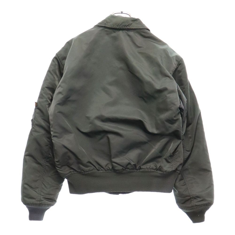 ALPHA INDUSTRIES (アルファ インダストリーズ) CWU-45P JACKET MA-1 フロントパッチ ナイロンジャケット アウター カーキ