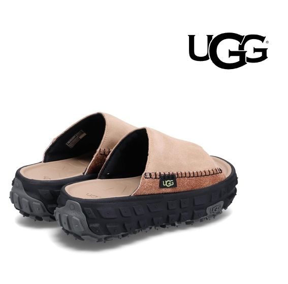 アグ UGG サンダル スライドサンダル ベンチャー デイズ レディース 厚底 VENTURE DAZE SLIDE Sand Black 1152680