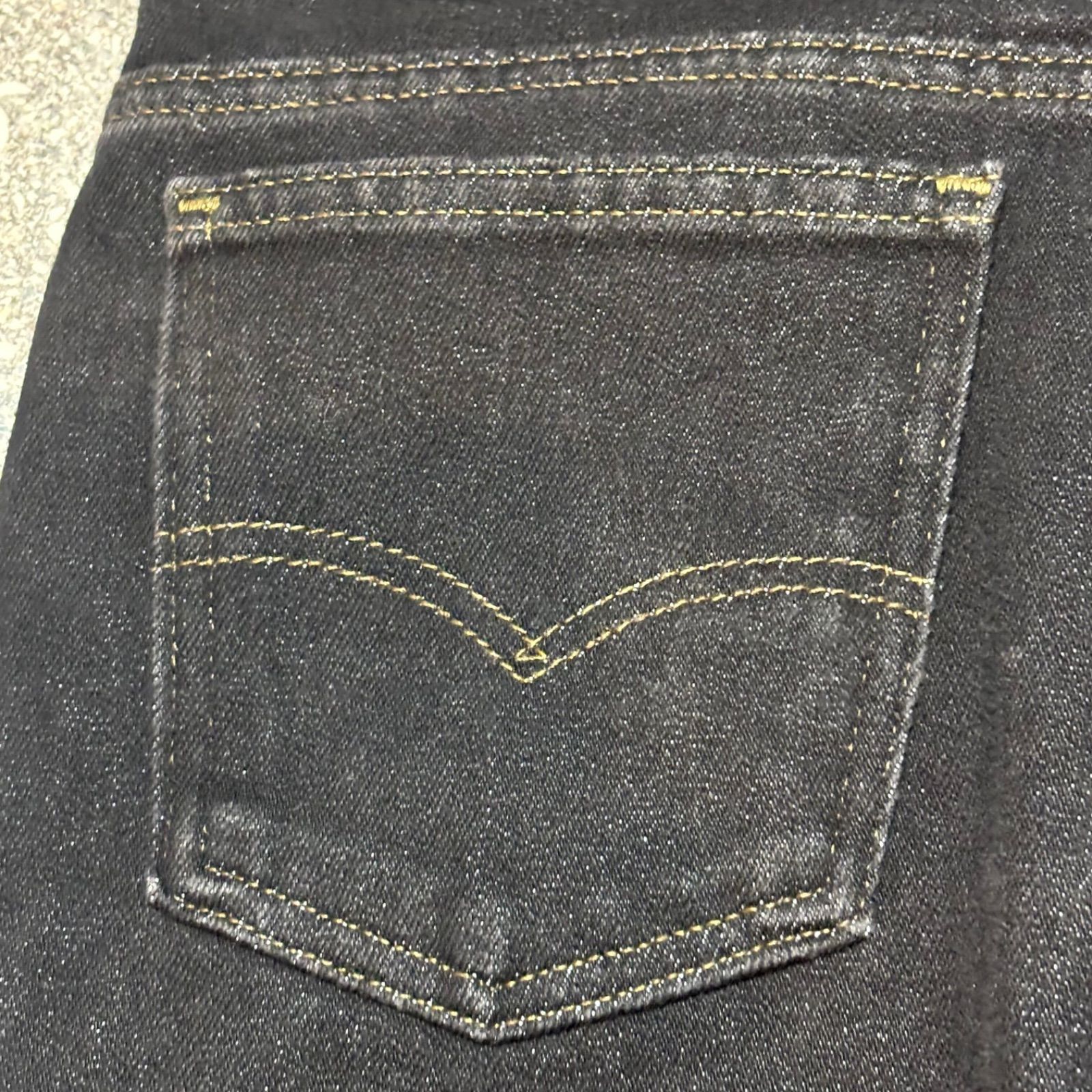 B471】90s Made in USA Levi's 517 Black Denim Yarn-dyed