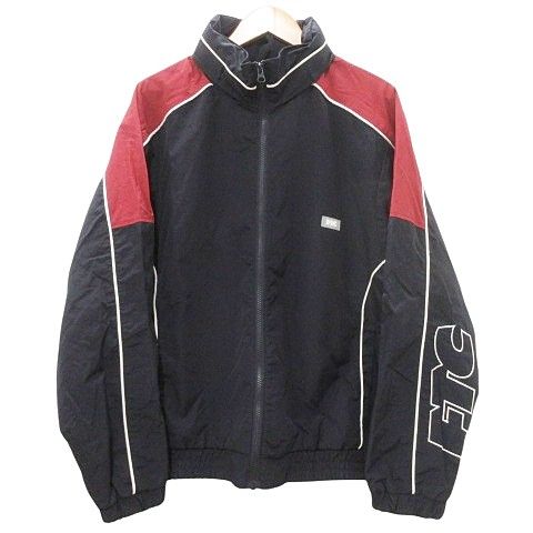 エフティーシー FTC PIPING NYLON TRACK JACKET パイピング ナイロン トラック ジャケット ブルゾン M 紺 ネイビー -  メルカリ