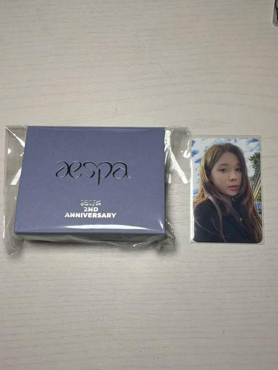 aespa 2周年 anniversary ネックレス トレカ ウィンター aespa(エスパ) ウィンター(WINTER) 2 周年 ネックレス トレカ